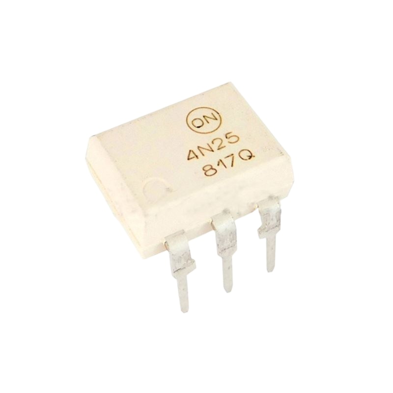 Sensor Connectors Low coupling capacitance Light-emitting diode (LED) 4N25M Onsemi DIP6 Photocoupling device