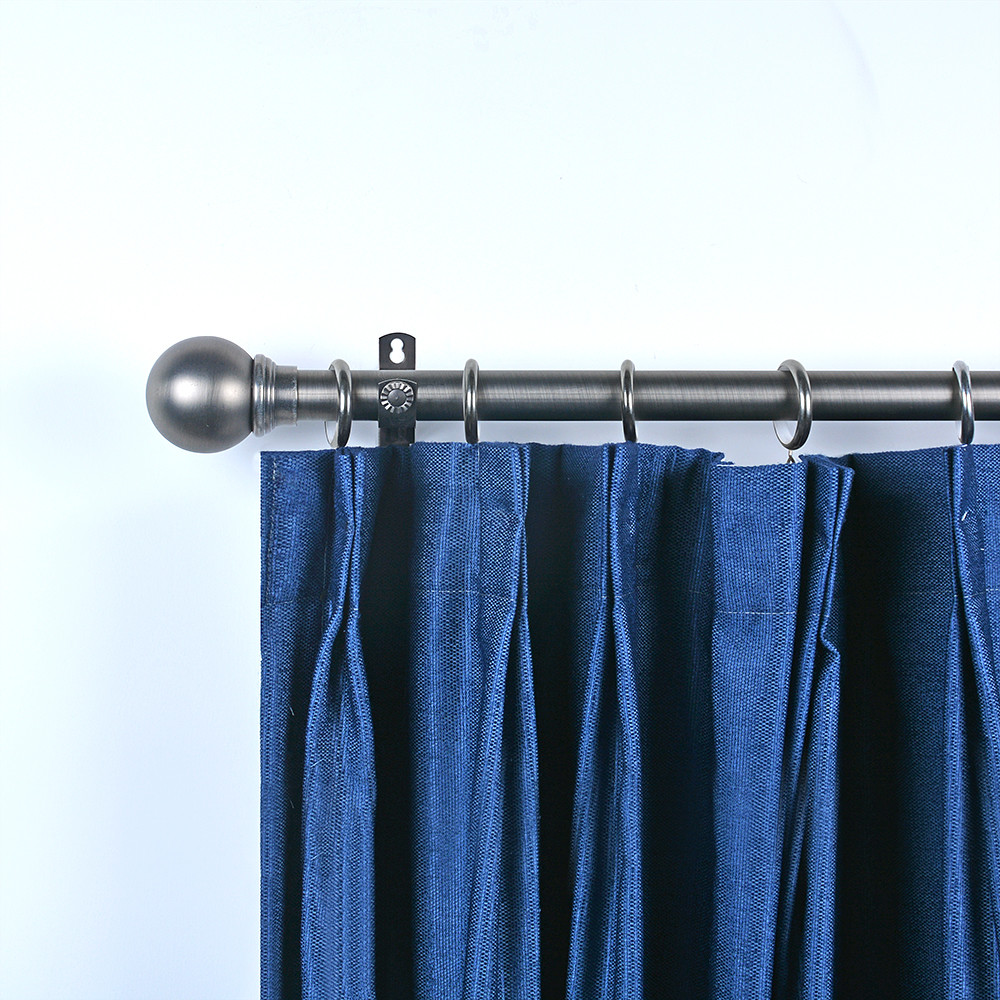25mm Pipe Curtain Rods Sand Black Three Dimensional Sphere