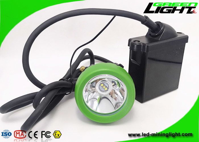 10000lux 7.8Ah Corded LED Mining Light 1.67W Underground Coal Mining Lamp
