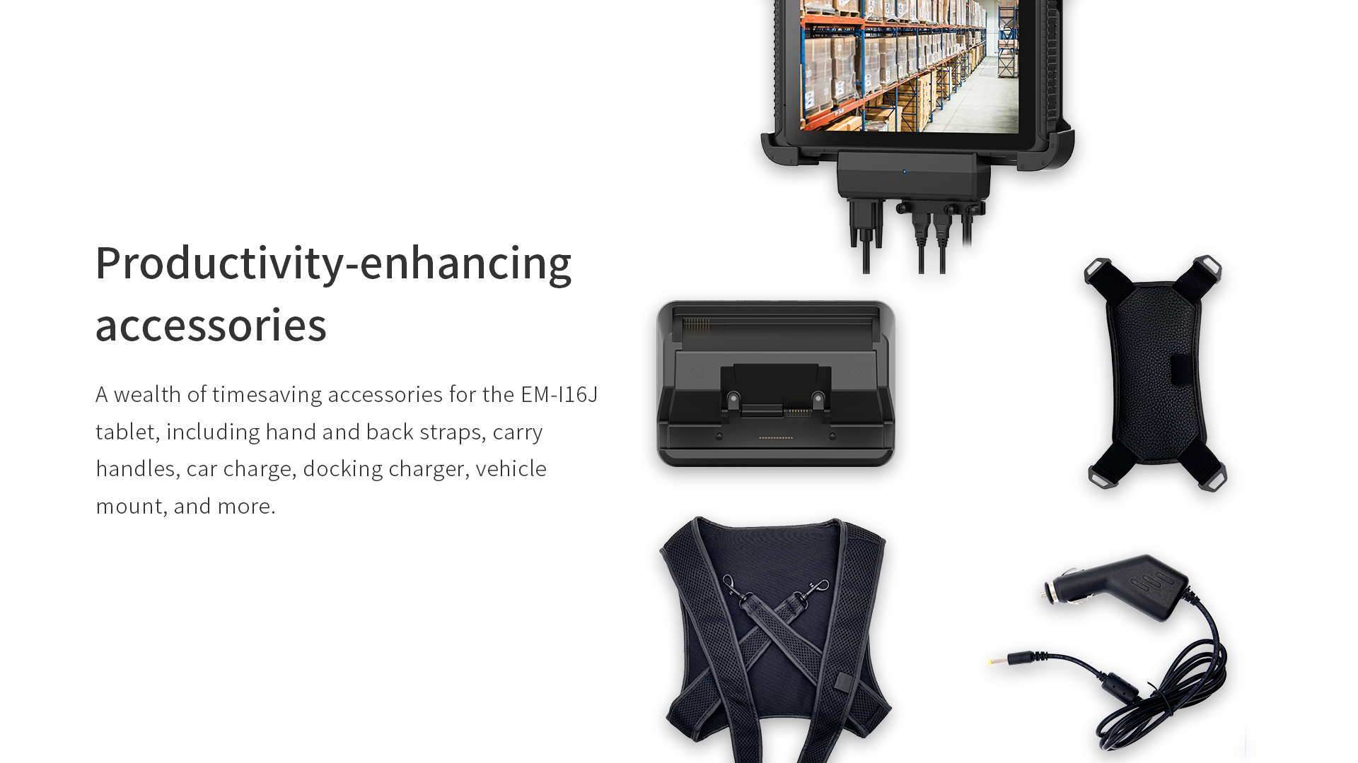 128GB Memory Capacity 10.1 Inch Rugged Tablet With Ethernet Port And Charging Rack