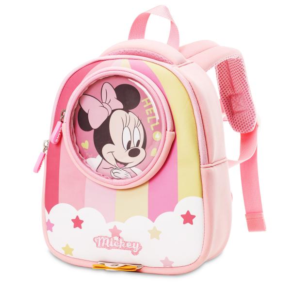 Minnie Mickey Waterproof Kids Backpack Disney Kindergarten Childrens Anti Lost