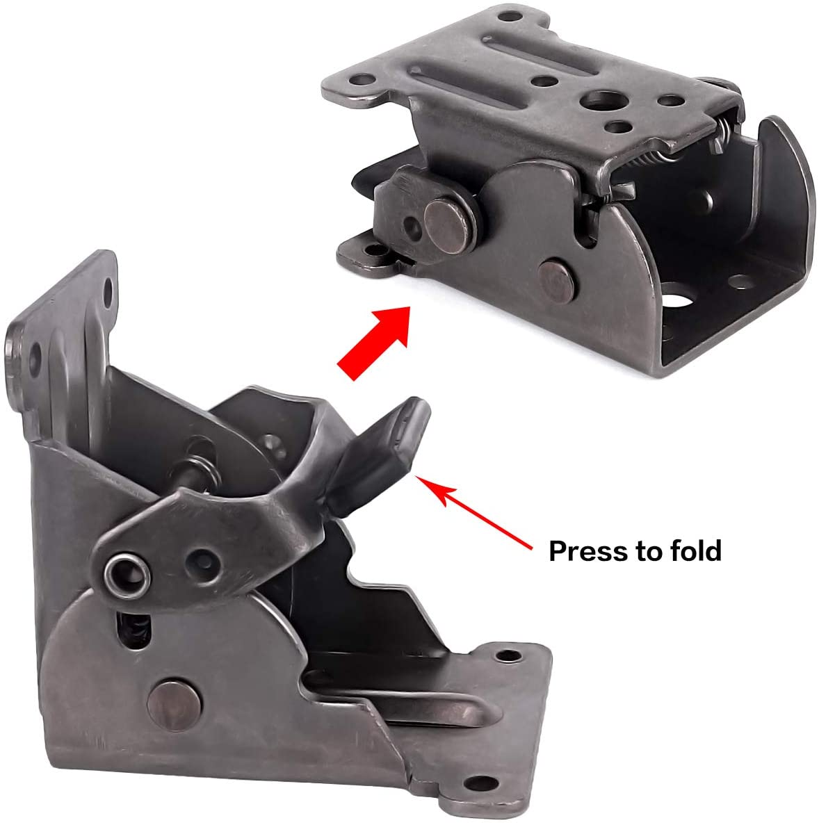 63mmx68mmx54mm Lock Extension Table Bed Leg Feet Steel Folding Foldable Support Bracket