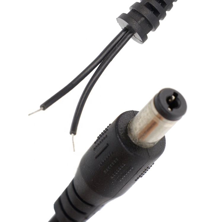 DC Supply Input Barrel Jack 2.1x5.5mm Male Female to Open Pigtail SR DC Power Cable