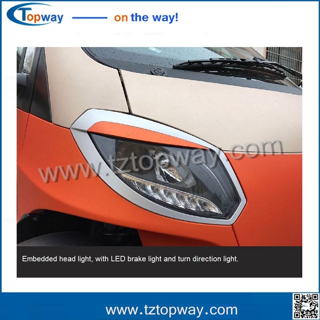4kw electric vehicle car radius of turning circle 4000mm with aluminum alloy wheel rim