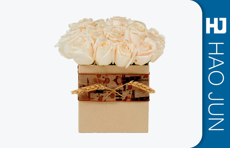 Shenzhen Customized Luxury Packing paper Cardboard flower boxes packaging