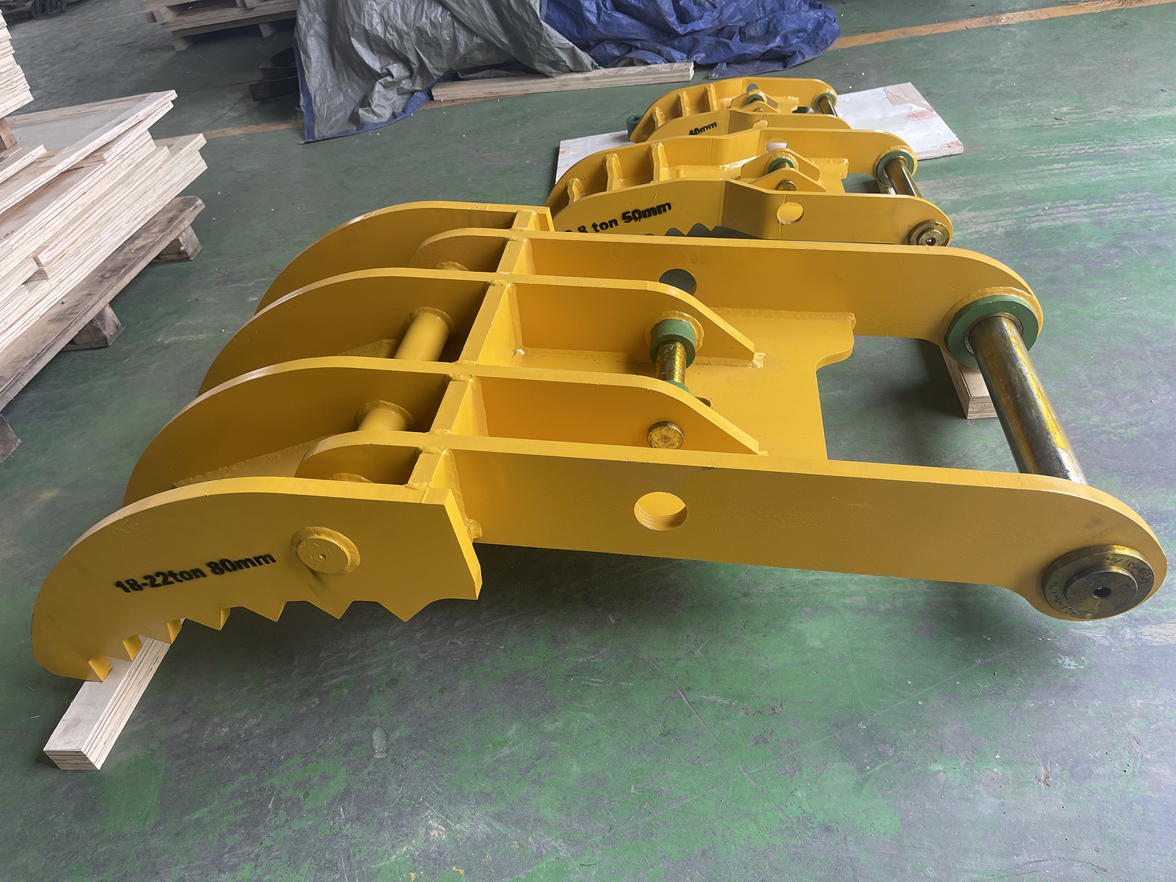 EX100-1 Excavator Hydraulic Thumb Construction Machinery Attachments