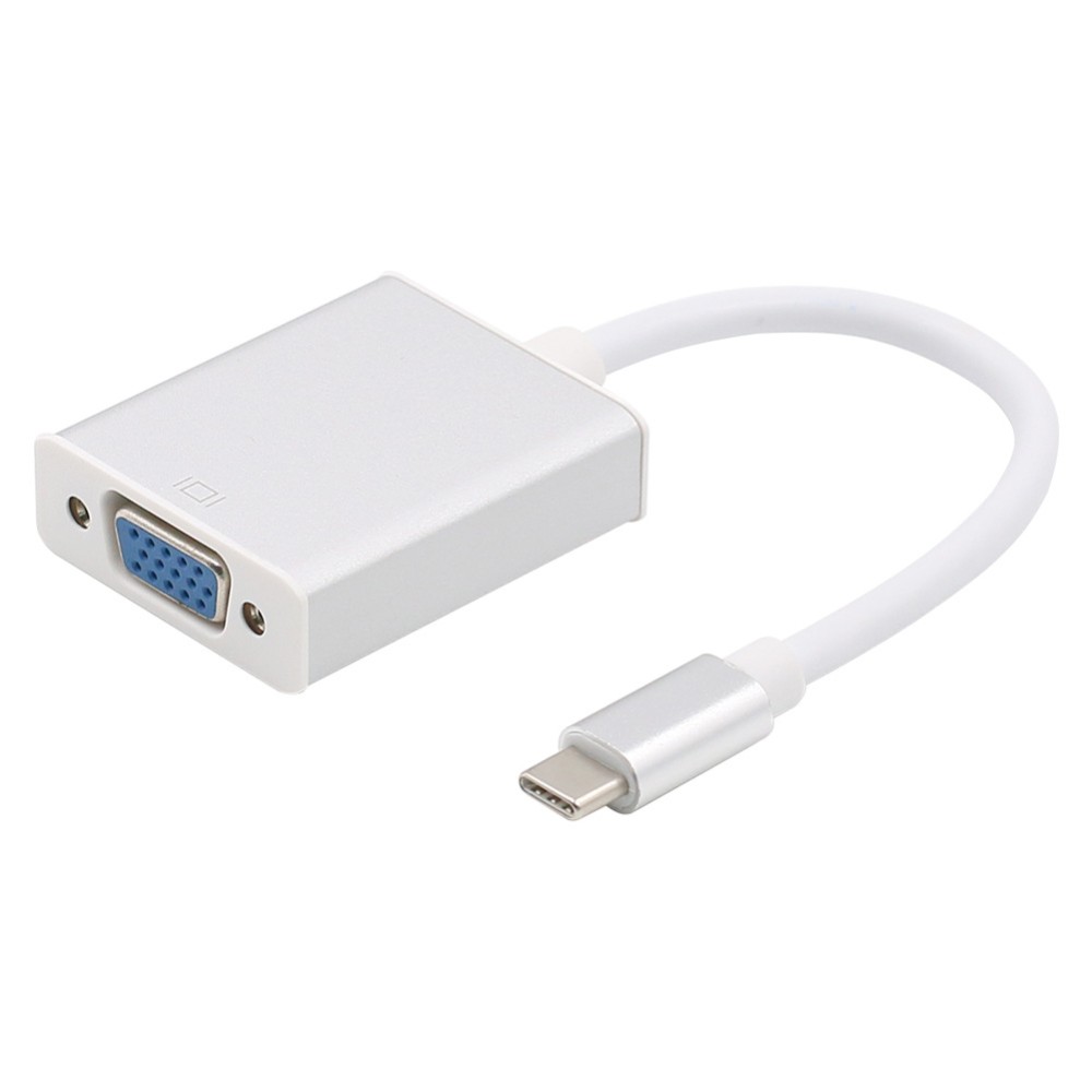 Kico USB 3.1 Type C To VGA Converter Type-C To HDTV Adapter Cable Male To Female Full HD 1080P for Macbook