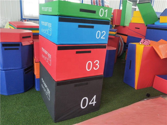 Progressive Software Four-Level Modular Ladder Square Skip Box for Gymnastics Training