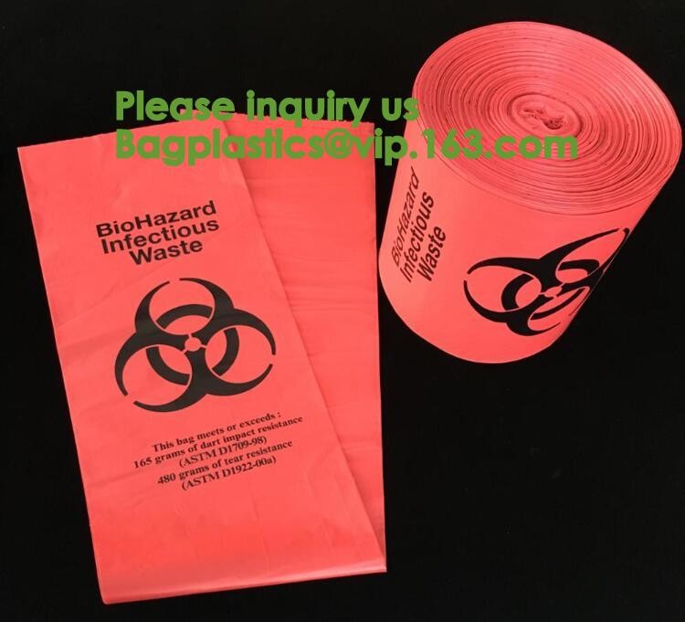 Lab, Hospital, Healthcare, Safety, Infectious, Medical Waste Disposal Warning Label Sterilization Indicate