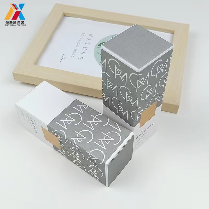 Luxury Coated Paper Facial Cleanser Cosmetics Packaging Box Free Sample Quick Production Time