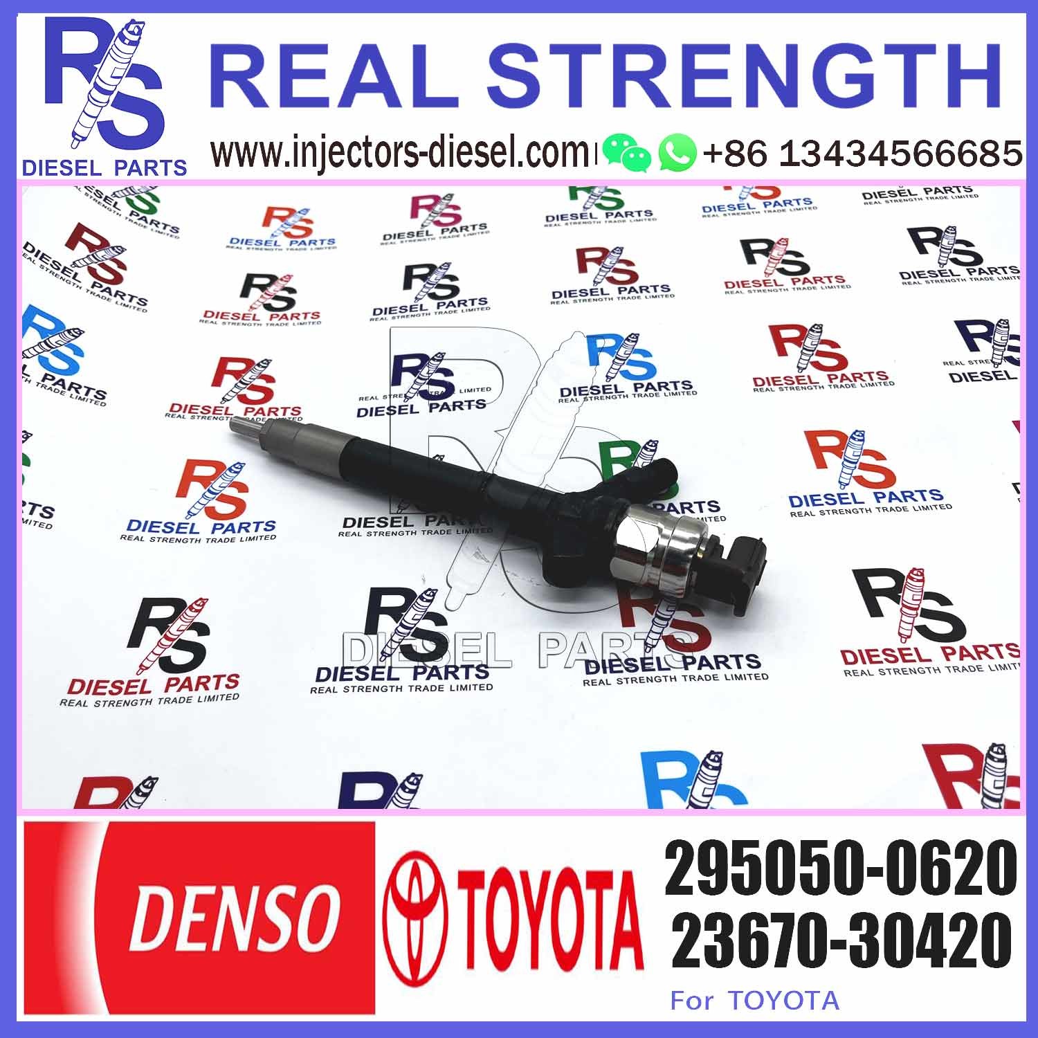 295050 0620 Diesel Parts 2950500620 Common Rail Diesel Injection 295050-0620 For Toyota Hilux 2KD-FTV