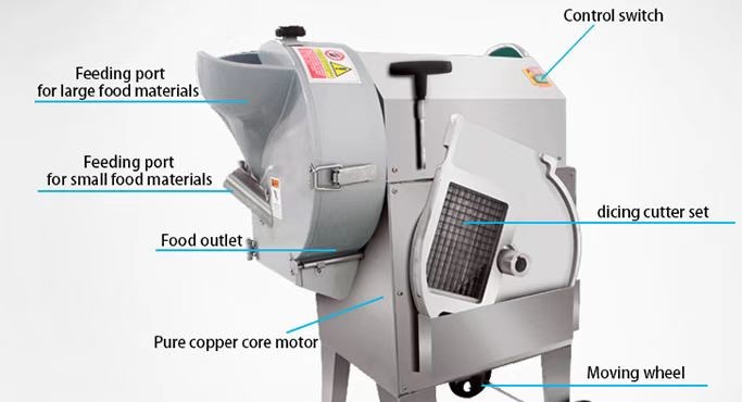 Dicing Slicing Automatic Fruit & Vegetable Cutter Fruit And Vegetable Processing MachineFactory Price