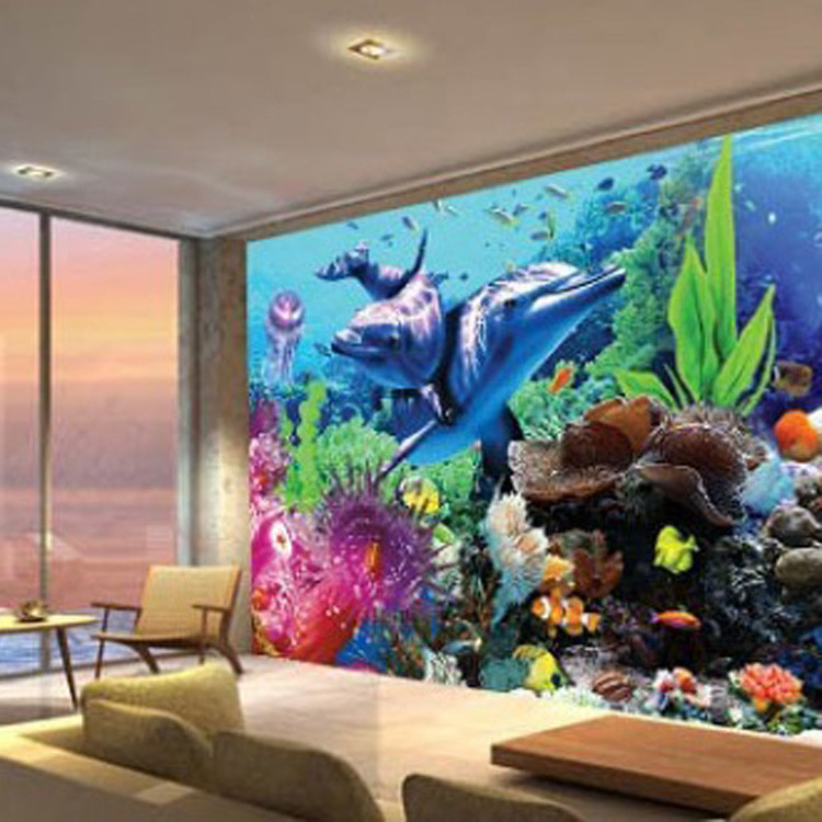 Four Seasons Framed 3D Lenticular Picture Custom 3D Painting Posters 25*35cm PET 3D Flip Picture