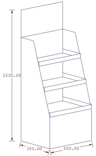 [Pet supplies display stand] Convenience store vertical small shelves supermarket Paper display cabinet Manufacturers