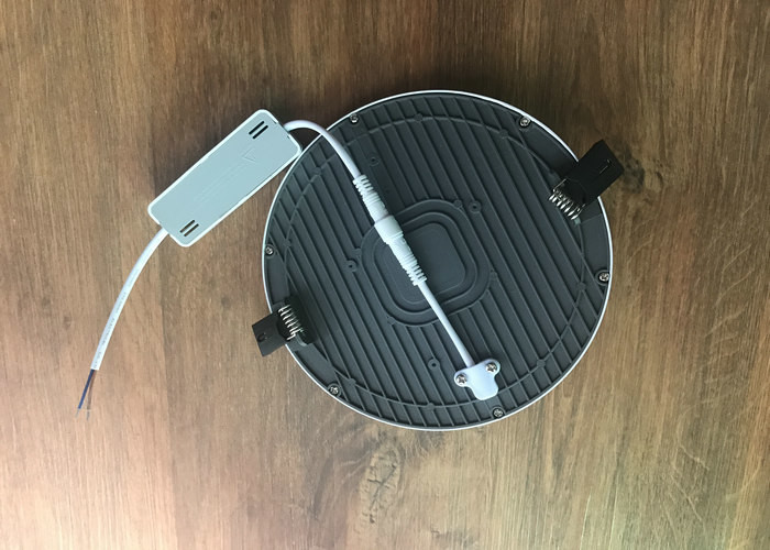18W LED Slim Panel Light 1600LM Aluminum White Recessed Round 6000K Flat TUV
