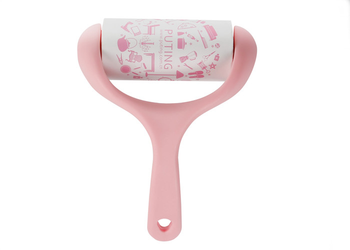Puting reusable sticky roller dust pet hair remove cleaning washable lint carpet clothes brush bow mini