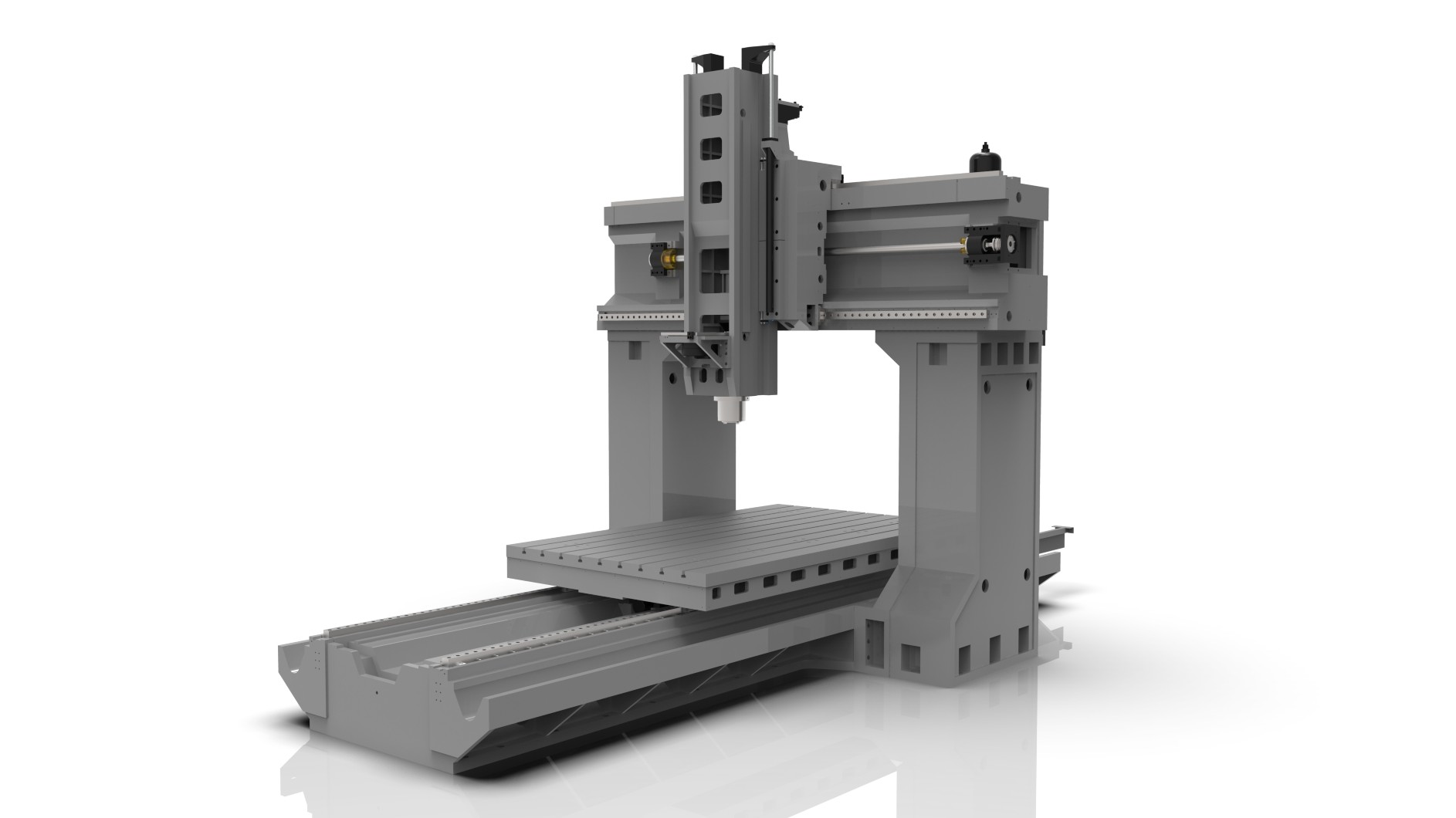 1300*3000mm Table Double Column Machining Center 15KW Spindle Motor JOINT