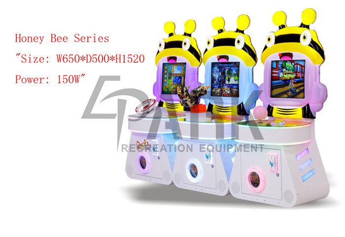 Honey Bee Series Racing / Shooting / Fishing Game Machine For Kiddie Amusement