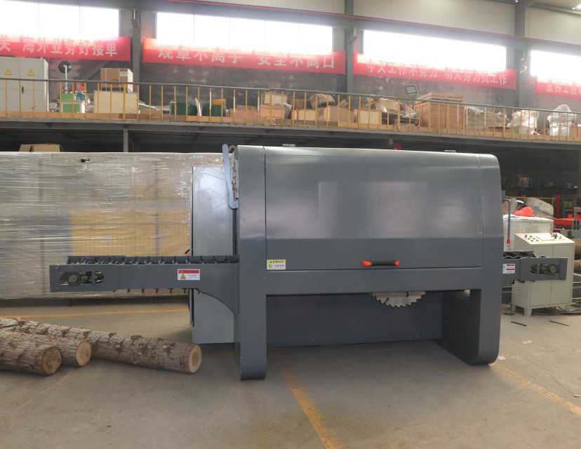 Log Multiple Blades Circular Sawmill Machine Portable Wood Multi Rip Saw Mill