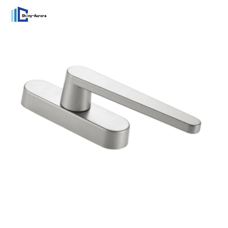 Hot Sale Aluminium Window Push Handle PVDF Finish Italian Door Handles Design Child Safety Lock Casement Door &amp; Window Handles