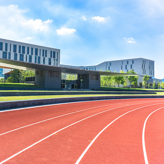 No Slip EPDM Rubber Athletic Track Anti Fatigue Synthetic Playground