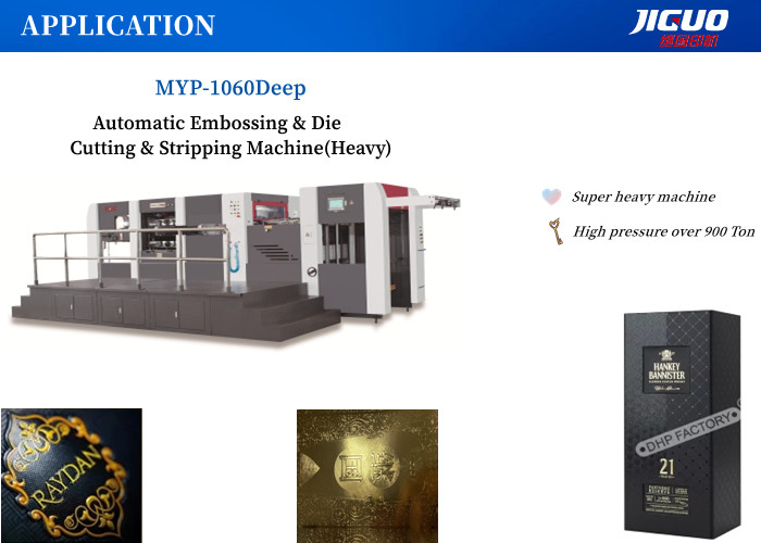 Speed 6500s/H Die Cutting Stripping Machine Cardboard Paper Emboss Machine