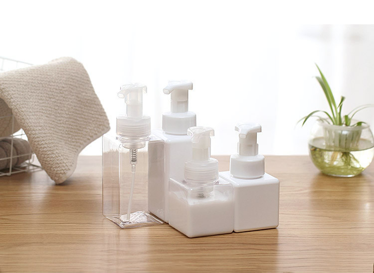 250ml foam dispensing bottles in clear color