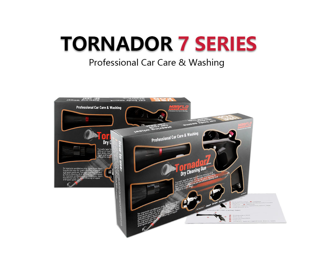 High Power Black Dry Tornador Car Foam Cannon With ISO-9001 Certification