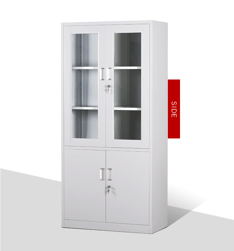 Hospitals Office 0.6mm Small Steel File Cabinets 4 Door