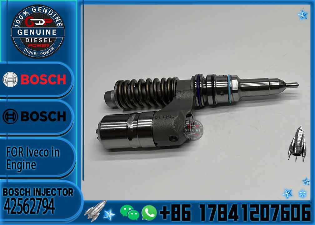 Durable Fuel Injector Assembly 42562794 For Bosch Engine For Iveco Series