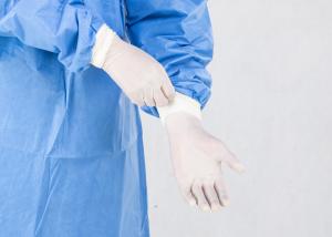 Buy cheap Disposable Latex Examination Gloves Powdered Medical Surgical Gloves Powder Free product
