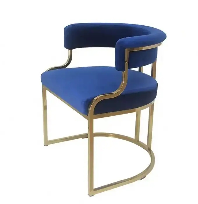 Custom Restaurant Cafe Metal Dine Armchair Dining Room Furniture