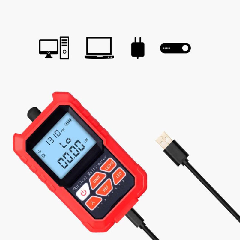 AIO Portable Optical Power Meter , 5km Laser Visual Fault Locator FC SC ST