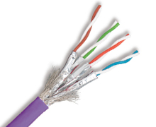 Cat 6  SFTP LSZH cable Category 6 SF/UTP 4X2X23 AWG Low somke zore halogen free cable