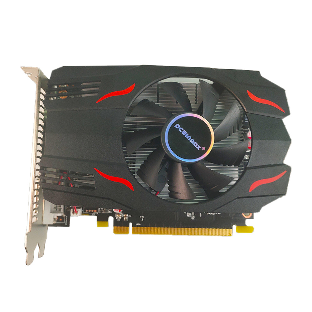 PCWINMAX Radeon RX 550 4GB GDDR5 128 Bit Desktop Graphics Card Gaming GPU with HD DP DVI Output Support OEM ODM