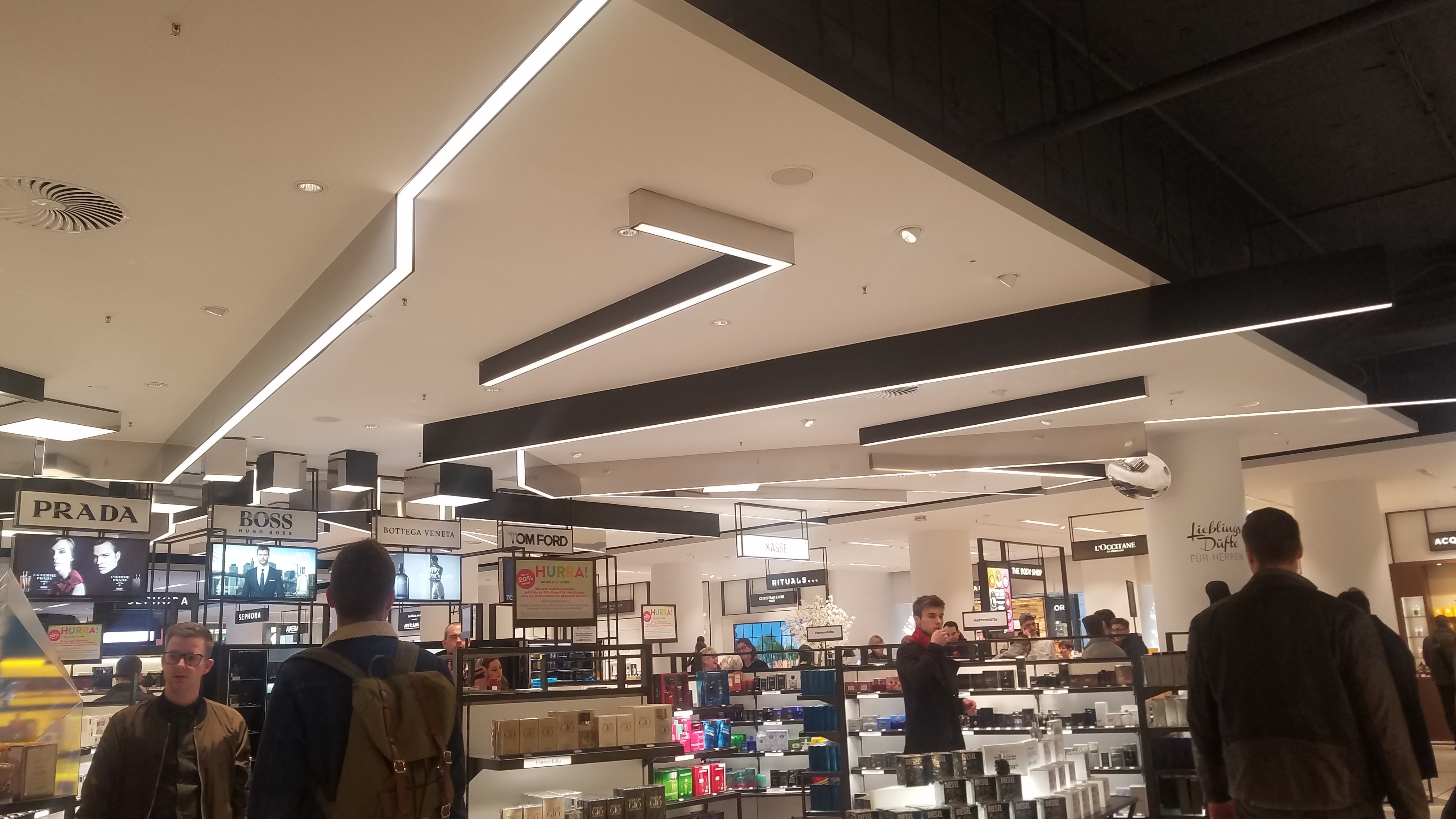 Branch Linear Suspension Lighting Customized LED Light For Office And Home