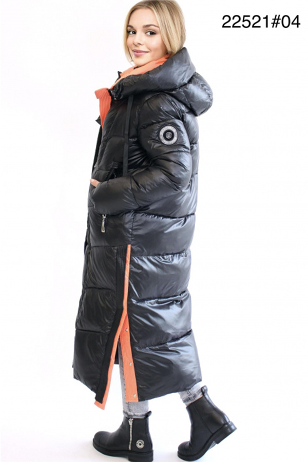FODARLLOY Ladies Coats Winter Cotton-padded coat Warm Long Coat Jacket Cotton Clothes Thermal Parkas