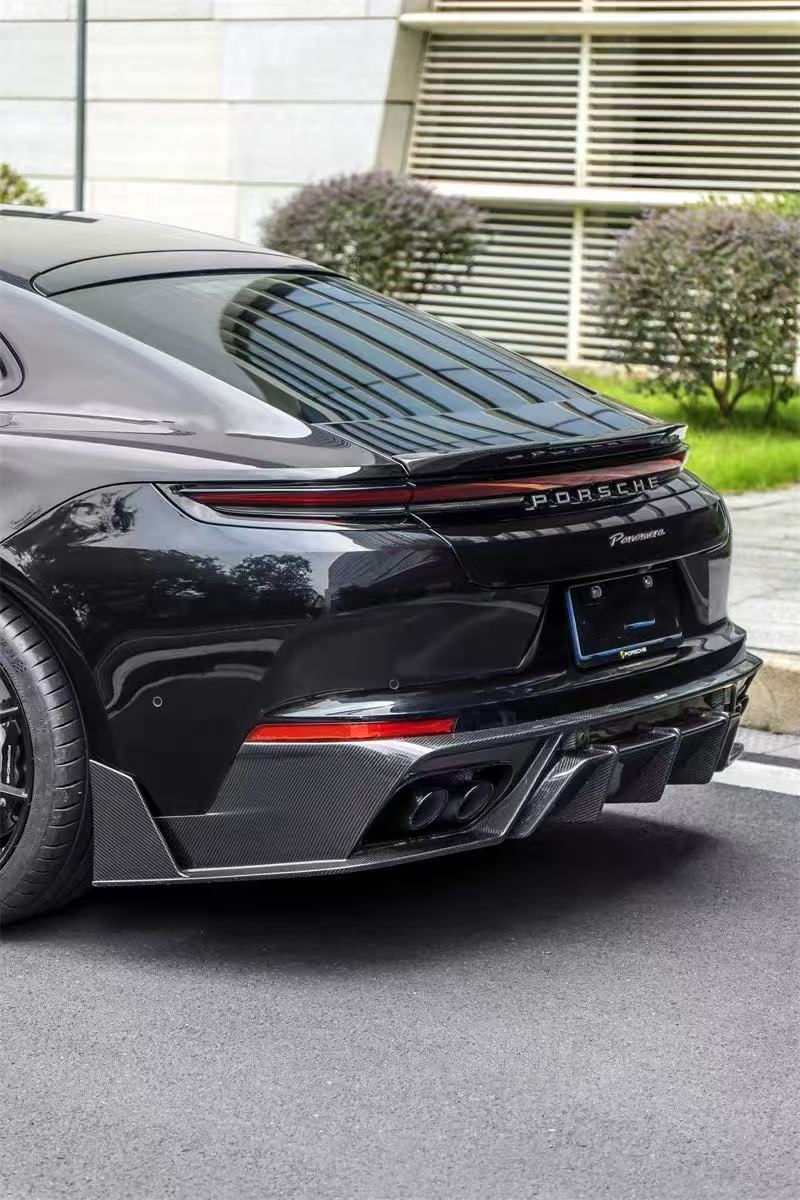 PANAMERA Porsche Wide Body Kit Carbon Fiber Spoiler Diffuser Spoiler 2020