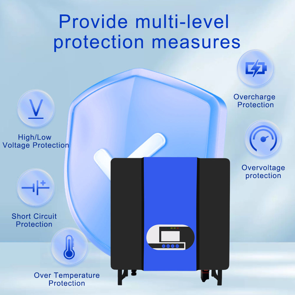 3500W 24V DC to AC Pure Sine Wave Off Grid Hybrid Inverter
