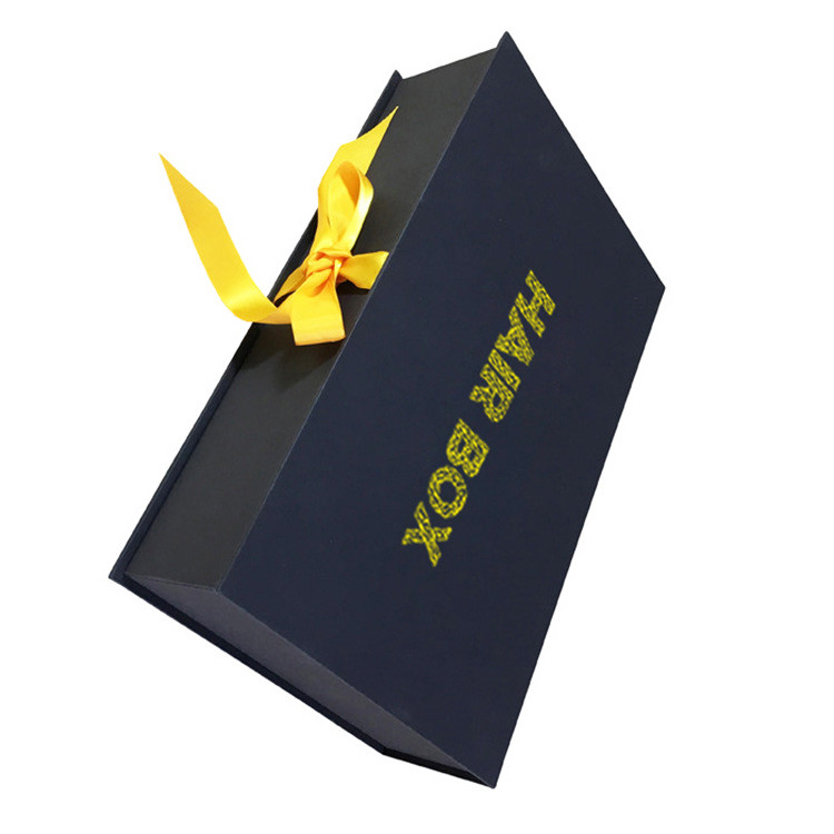 Magnet Hair Bundles CMYK Gift Packaging Boxes Wig Gift Storage Box