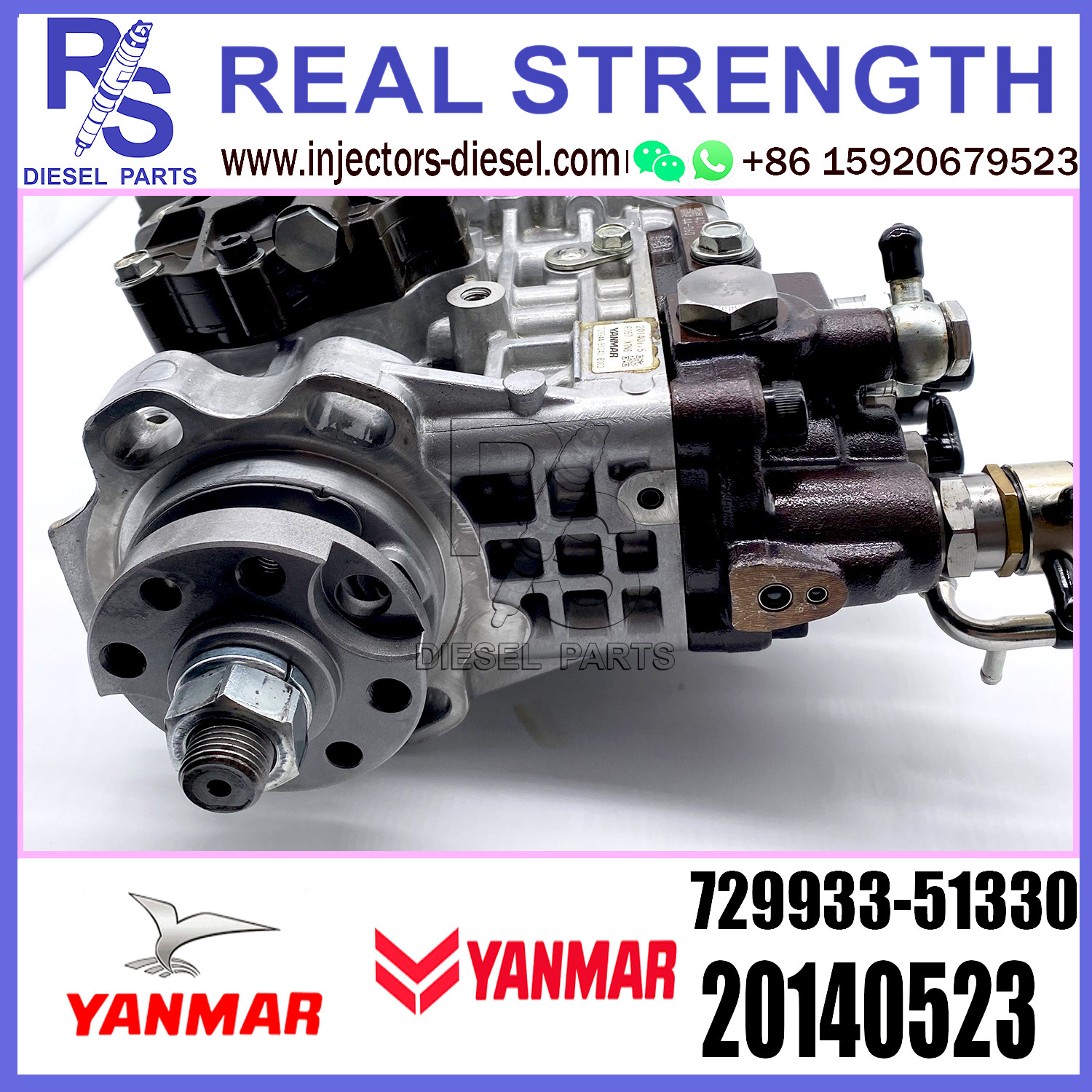 Yanmar PUMP Excavator part X5 4TNV94 4TNV98 Diesel Engine Fuel Pump 729933-51330 20140523