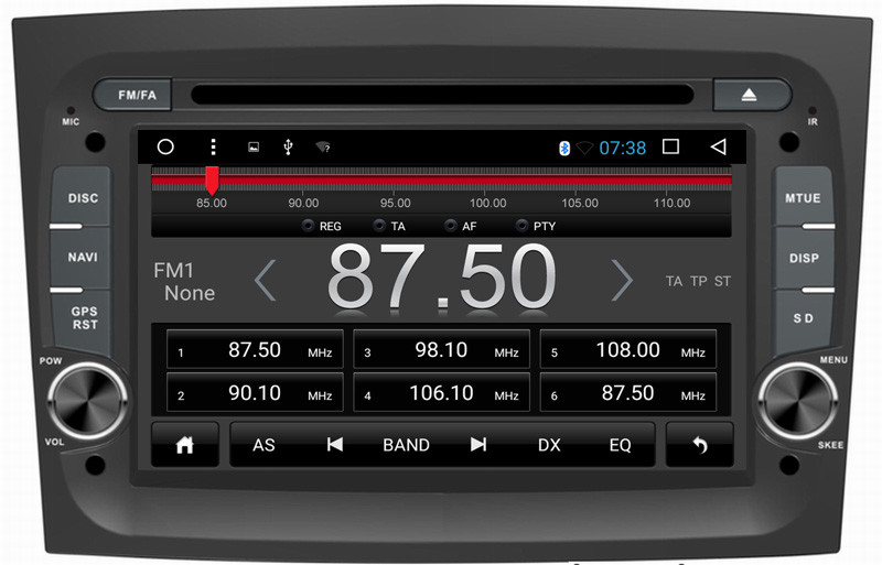 Ouchuangbo car radio android 6.0 for Fiat Doblo with 1080P Video USB 4*45 Watts amplifier