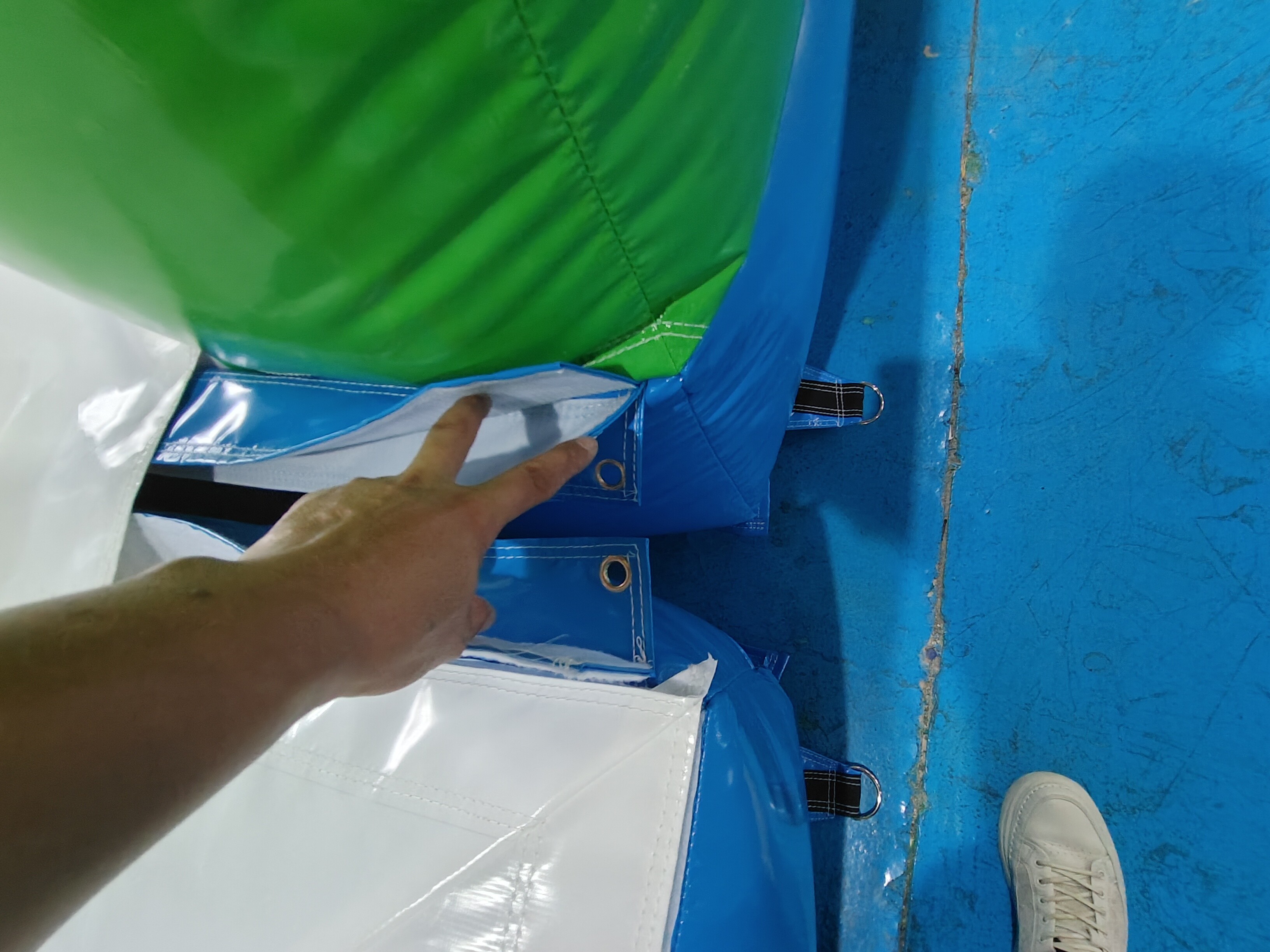 OEM/ODM Commercial Inflatable Water Slides Inflatable Water Slip With Pool