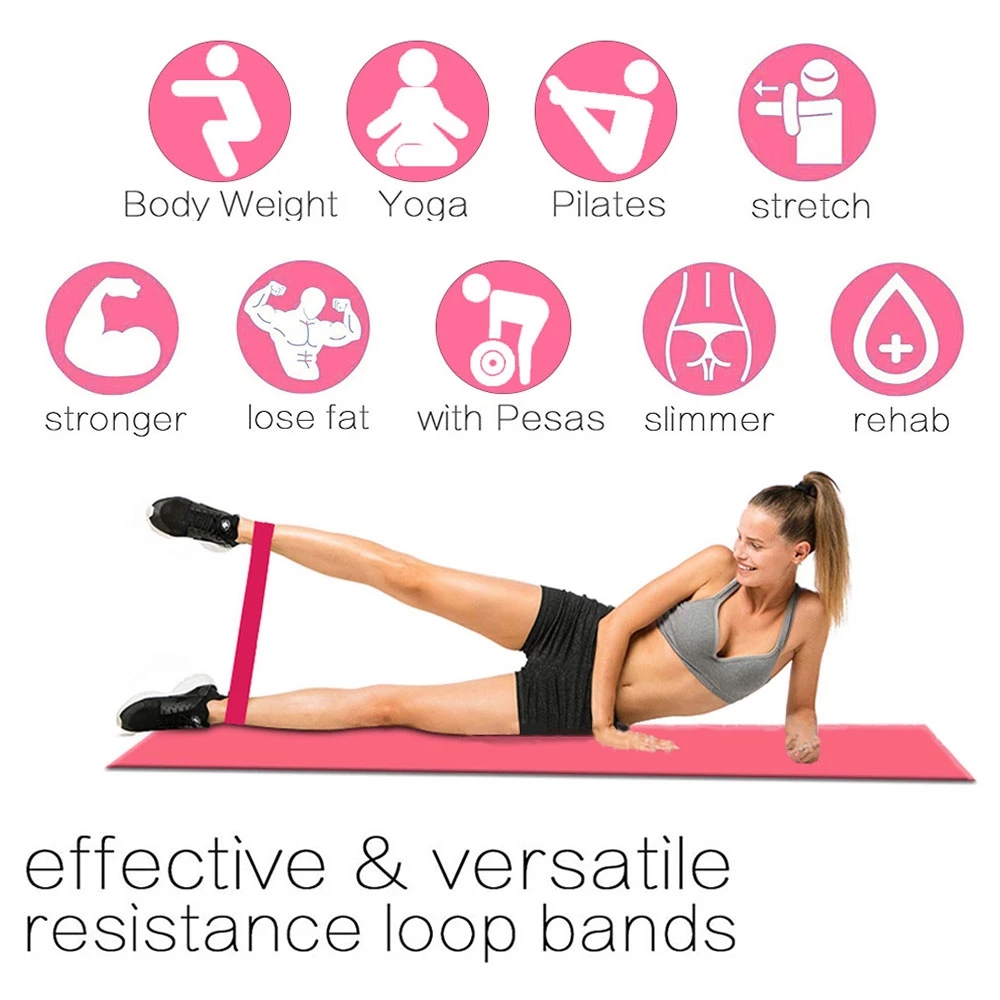 BSCI 1.8m Natural Latex Resistance Bands Slim Legs