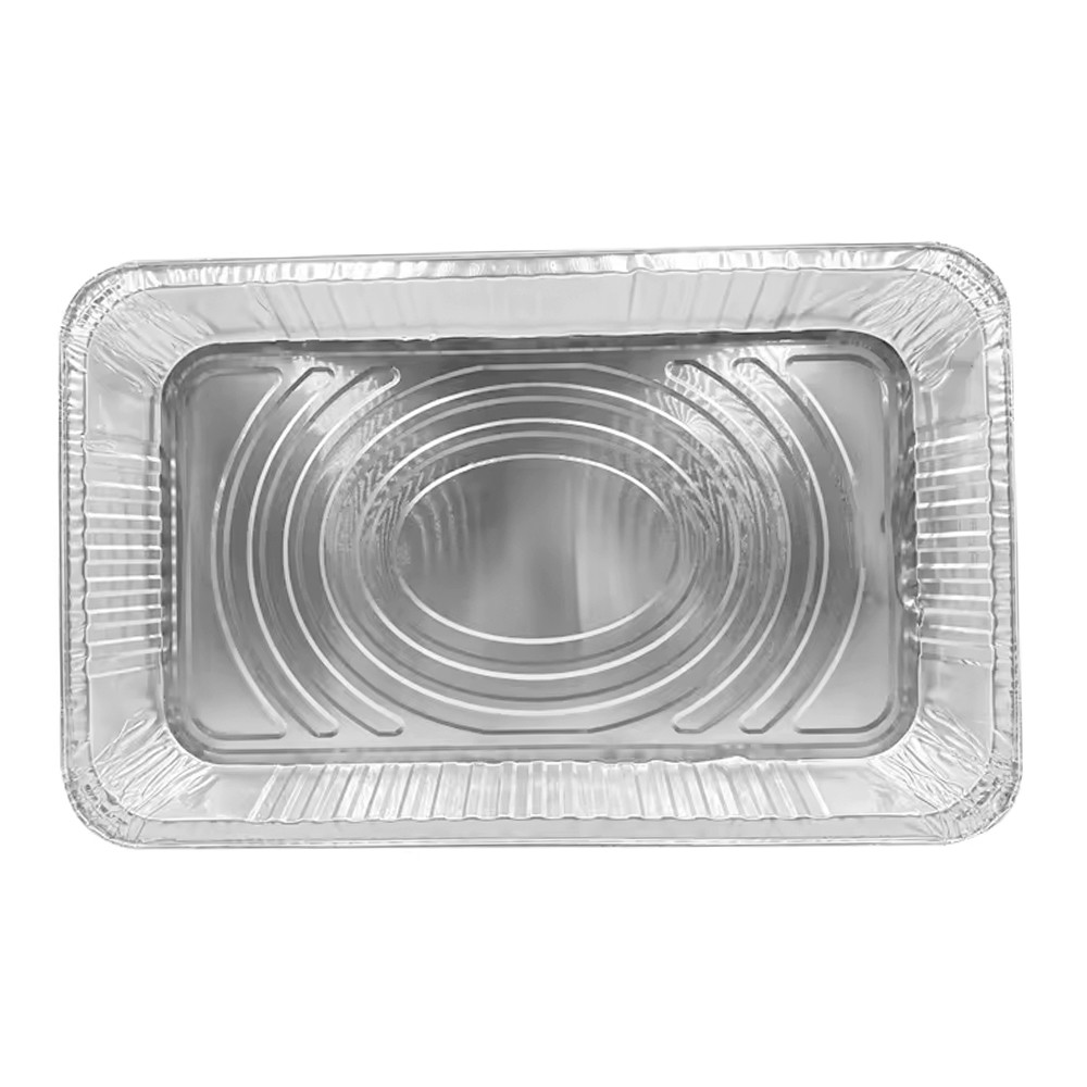 Hot And Cold Rectangular Aluminum Lasagna Tray Disposable Aluminum Foil Lasagna Tray