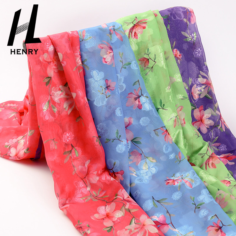 Fashionable Chiffon Dress Fabric Pattern Digital Printing Polyester Fabric