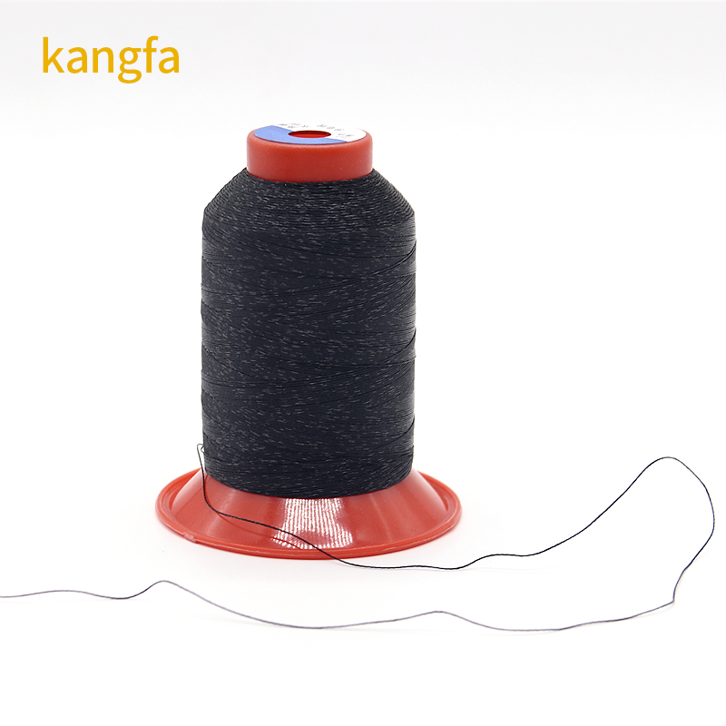 100% Polyester Anti-static Conductive Thread for ESD Fabric Garment Thread diameter 0.45mm