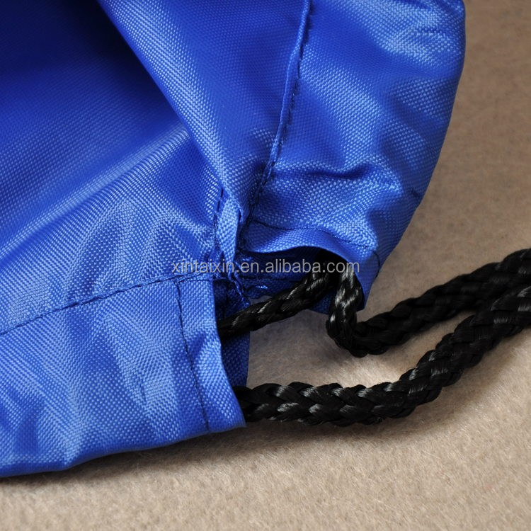 Colorful 210D waterproof polyester drawstring bag Mini Drawstring bunch Bag folding pouch pocket for Gift