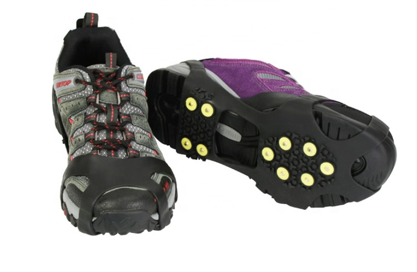 Micro Spikes Traction Cleats Crampons For Snow Walking And Ice Hiking Climbing Shoes