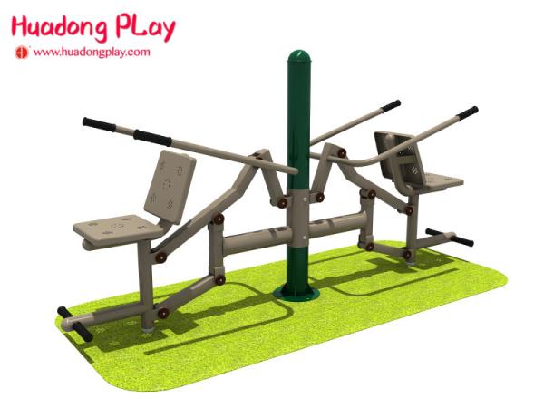 Attractive Strength Outdoor Fitness Equipment Children Double Seat Sedentarily